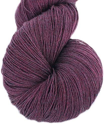 Lotus Yarns Swan Lake Lace Weight 50% Cashmere 40% Fine Wool 10% Angora Blended Hand Knitting Yarns for Comfortable Baby and Adult Clothing for Fashion Garment Baby Clothe (11-Purple) by LotusYarns