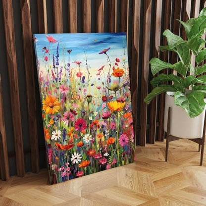 88iiAii Paint by Numbers Kit for Adults Beginner, Painting by Number Flowers with 3 Brushes and Acrylic Can Be Used As A Gift Or Wall Decoration, with Gift Box(16x20 Inch) - Image 6