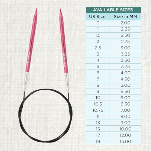 KnitPro Dreamz Fixed Circular Needles 40" (100cm) | US Size 10 (6mm) - Image 4