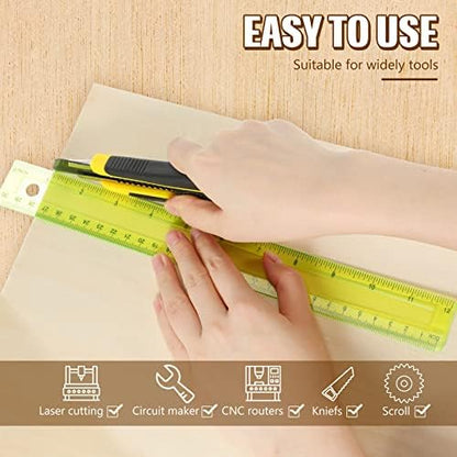 Riakrum Basswood Sheets Plywood Board Unfinished Wood Boards for Crafts for DIY Laser Projects Architectural Mini House Building Hobby Model Making(16 x 16 x 1/8 Inch,36) - Image 6