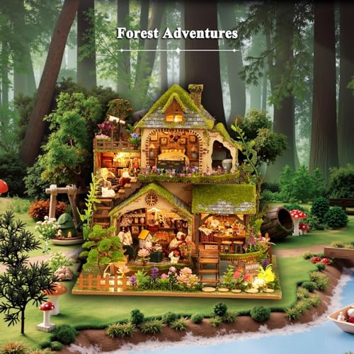 RHZN Miniature House Kit, Miniature Kit, Mini House Building Kit for Adult - Image 2