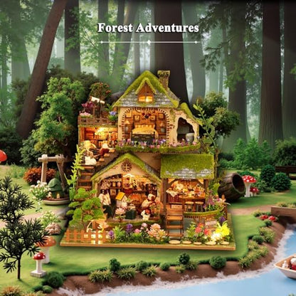 RHZN Miniature House Kit, Miniature Kit, Mini House Building Kit for Adult - Image 2