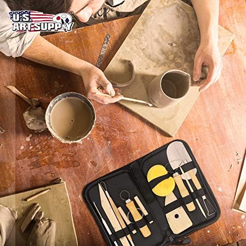U.S. Art Supply Pottery & Clay Tools Set (12-Piece) - Image 6