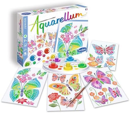 Sentosphère Butterflies and Flowers Art Kit - Complete Kit, Paint Without Going Over the Lines, With Vellum Paper, Ages 5 ans to 99 ans by SentoSphere