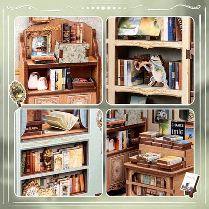 CUTEBEE Book Nook Kit for Adults, DIY Miniature House Kit, Mini House - Image 6