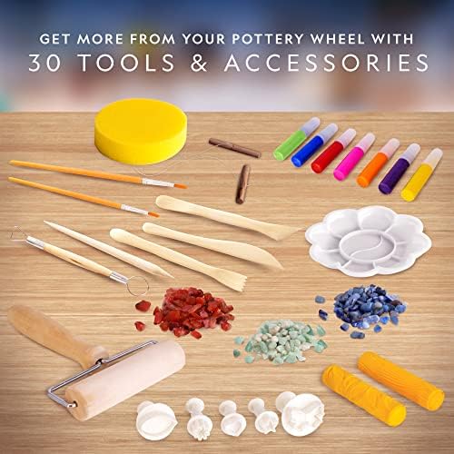 National Geographic Pottery Wheel Refill Kit with 2 Lbs. Air-Dry Clay - Image 2