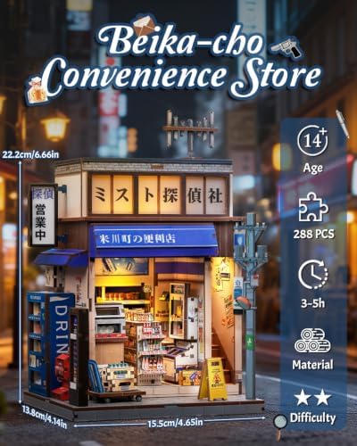 Japan Book Nook Kit, DIY Miniature House, Convenience Store - Image 2