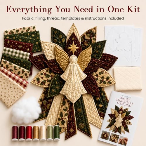 Daily Partner Quilted Christmas Door Hanging DIY Sewing Kit (B1) - Image 2