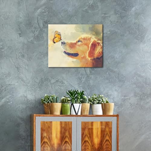 TUMOVO Paint by Numbers Kit for Adults Golden Retriever Dog Painting - Image 2