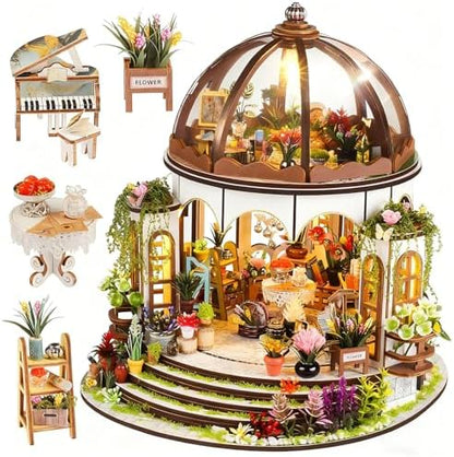 Vaki Vaki 2026 New DIY Miniature House Kit, Book Nook Puzzle with LED Light by VakiVaki-Specializinginthedesignandproductionofwoodenminiatures