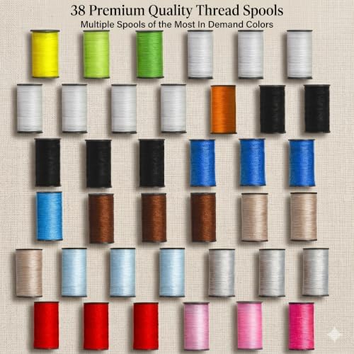 142-Piece Travel Sewing Kit for Adults & Kids, Small Needle & Thread Kit - Image 2