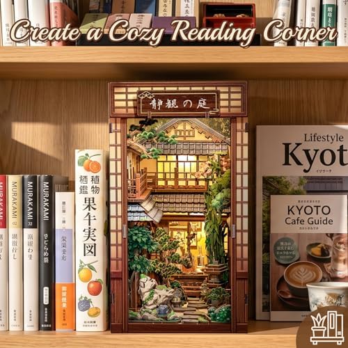 Fsolis Japanese Book Nook Kit for Adults, Serene Courtyard - Image 2