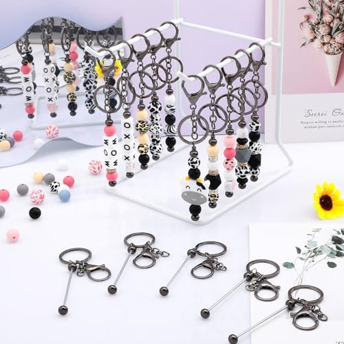 Tondiamo 24 Pcs Beadable Keychain Bar - Image 6