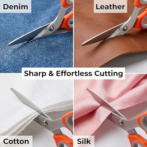 Forypretty Sewing Kit for Adults, 228 PCS Needle and Thread Kit with Tailor Scissors and Accessories, 43 XL Thread Spools, Travel Sewing Kit for Beginners, PU Leather, Gift for Mom Grandma - Image 4