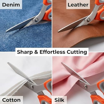 Sewing Kit for Adults, Forypretty Needle and Thread Kitfor Sewing,Professional Sewing Supplies Accessories with Tailor Scissors,43XL Thread,30 Needles,Yarn Snips and More for Travel Home Beginners - Image 4