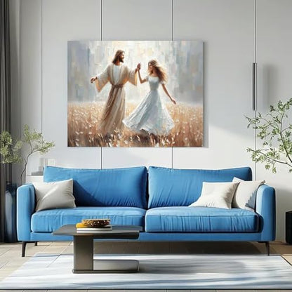 Jesus Paint by Numbers Kit for Adults Framed Canvas 12X16 in, Frameworkless - Image 5