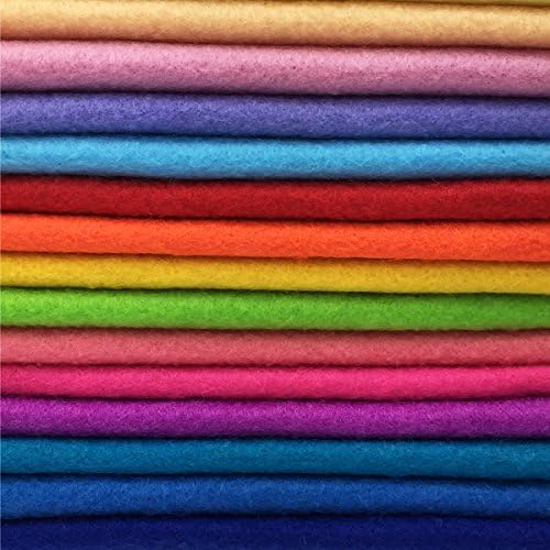 28pcs Thick 1.4mm Soft Felt Fabric Sheet Assorted Color Felt Pack DIY Craft Sewing Squares Nonwoven Patchwork (60x60cm) - Image 4