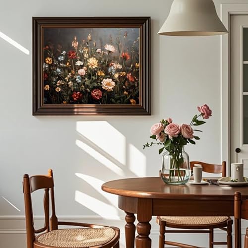HMZephitiquc Paint by Numbers Flowers, Wildflowers Paint by Numbers for Adults, Flowers Painting by Numbers for Adults, Acrylic Oil DIY Crafts for Gift Home Decor 16x20 in - Image 2