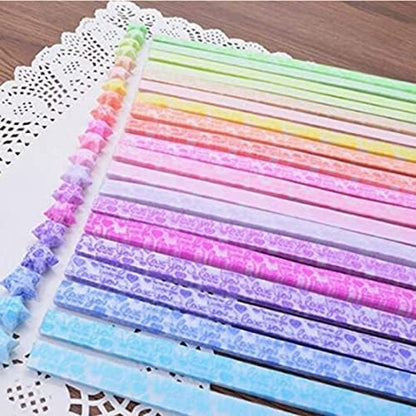 Luminous Origami Stars Papers Package DIY Paper Glitter Origami Stars, Glows in The Dark Stars Folding Paper, 600 Sheets, 20 Colors(20 Luminous Colors) - Image 3