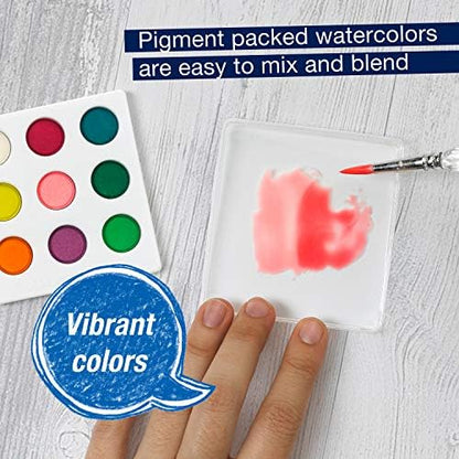Faber-Castell Paint by Number Tropical Watercolor - Number Painting for Adults - Easy Paint by Number Arts and Crafts - Image 3