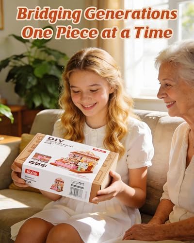 Rolife Sweetie's Donut Shop DIY Miniature House Kit - Image 6