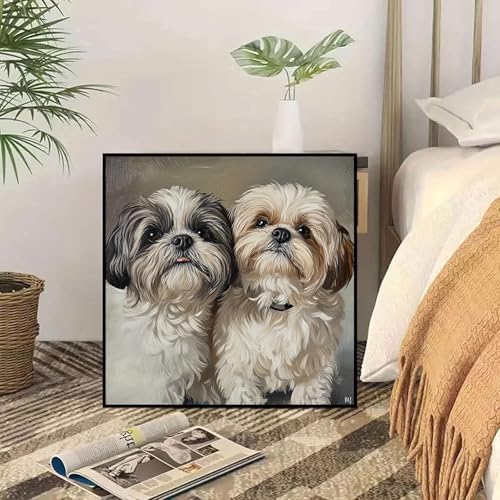 Xylogist Dog Diamond Art Kits for Adults 13.8x13.8 inch - Image 2