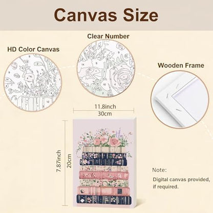 Gemozaic Book Framed Paint by Numbers Kit for Adults with Easel, 8x12 in - Image 3