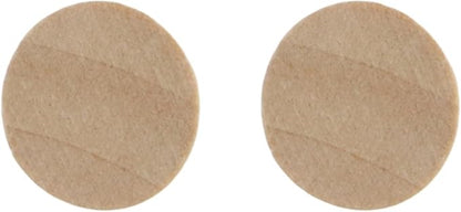 Sscon 100Pcs Unfinished Wood Slices 10mm Natural Wood Slices Wooden Circles for Crafts and Decoration - 10MM/0.39IN
