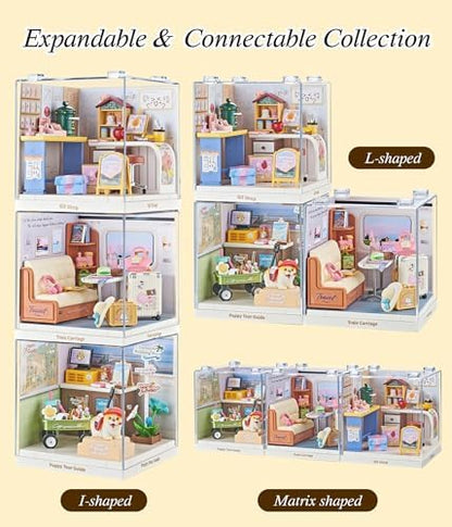 Convenience Store Super Miniature House Kit - DIY Plastic 3D Model Building Set for Teens, Build Your Own Mini Mart with Dustproof Case, Creative Craft Gift for Girls Women - Image 6
