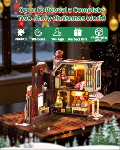 OZJAY Miniature House Kit for Adults, Mini House Kit with LED - Image 2