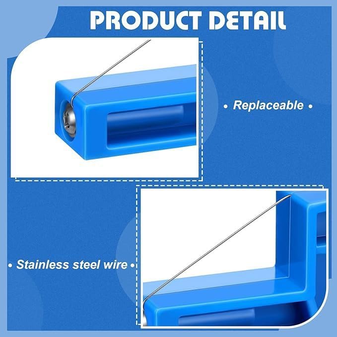 Clay Cutting Tools - Multi-Angle 30°/45°/60° Wire Clay Cutters for Ceramic Trimming, 2pcs,Includes Large and Small Sizes. - Image 6
