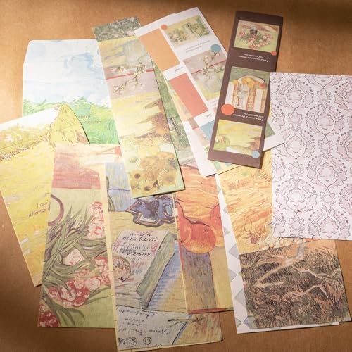 YagCu Scrapbook Kit for Beginners, Aesthetic Junk Journal Supplies, Scrapbooking and Journaling Materials, Bullet Journals Stationery, Planner DIY Arts Craft, Women Adults - Image 6