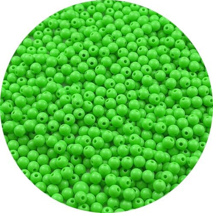 700pcs Acrylic Round Beads for Crafts 6mm Resin Candy Color Spacer Beads with Hole for Jewelry Making Sewing Crafts Decoration Necklaces Bracelets Earrings Supplies(Green) by Unknown