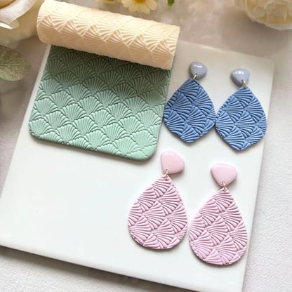 3Pcs Polymer Clay Texture Roller Work with Polymer Clay Cutters for DIY Earrings Jewelry Making Craft Supplies - Image 6