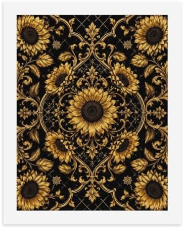 Bozfoxa Paint by Numbers Kit for Adults Beginner Golden Sunflower by Unknown