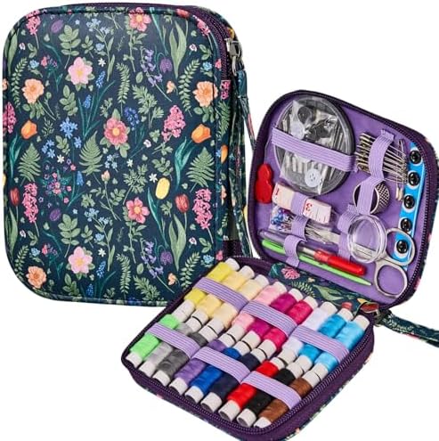 Bobode Travel Floral Basic Sewing Kit for Adults - Image 2