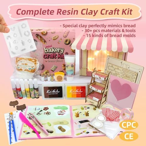 iLAND Craft Kits for Girls Ages 8-12 Fun Clay Bakery, Girls Birthday Gifts - Image 2