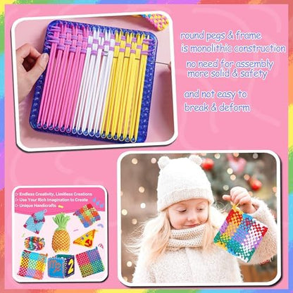 REENLIV Upgraded Weaving Loom Kit Toys for Kids & Adults, DIY Arts & Crafts - Image 2