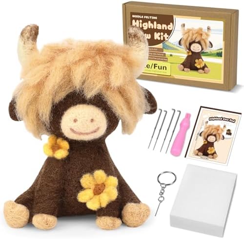 Yizzvb Needle Felting Kit Beginners Wool Felting Supplies Kits by yizzvb