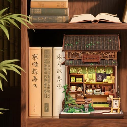 CUTEBEE Book Nook Kit, DIY Miniature House Japanese Sweet Wagashi Shop - Image 3
