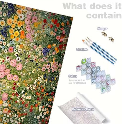 Paint By Numbers Kit For Adults Beginner,Colorful Floral Paint 16 x 20 inch - Image 7