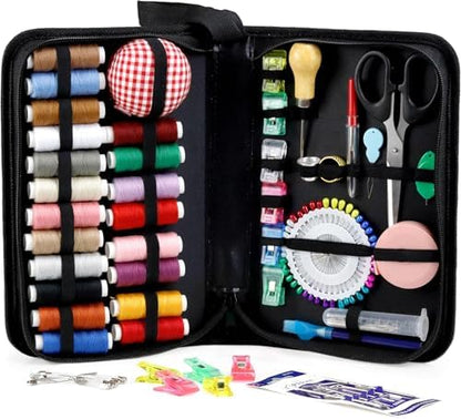 Heavy Duty Sewing Kit, Upholstery Repair Sewing Kit with Sewing Awl, 120PCS by PLANTIONAL