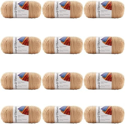 MICHAELS Bulk 12 Pack: Soft Classic™ Solid Yarn by Loops & Threads® - Image 6