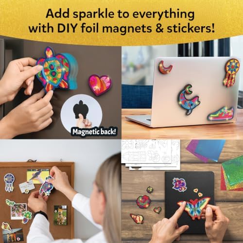Skillmatics Foil Fun Pretty Patterns, Foil Art, Gift for Tweens & Adults - Image 2