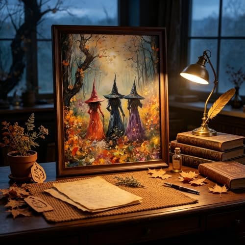 CSZPPQAF Halloween Witch Paint by Numbers Kits for Adults Beginners - Image 4