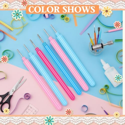 24Pcs Paper Quilling Tools Quilling Slotted Needle Tools Cricut Quilling Tool for Paper Flowers - Image 4