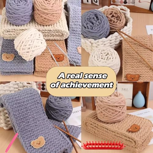 Novelchet Knitting Loom Kit for Beginners with Step by Step Video Tutorial - Image 6