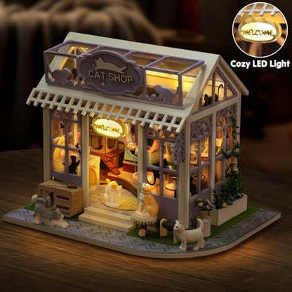 DIY Miniature Dollhouse Kit with Furniture Plus Dust Proof & Music Movement - Image 2