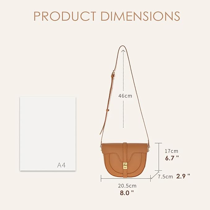 POPSEWING DIY Leather Bag Kit, DIY Shoulder Bag Kit for Girlfriend Christmas Personalized Gift(Dark)
