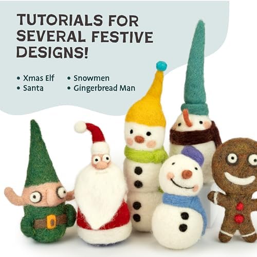 Woolbuddy Needle Felting Kit Starter Set (Christmas) for Beginner & Adults - Image 6